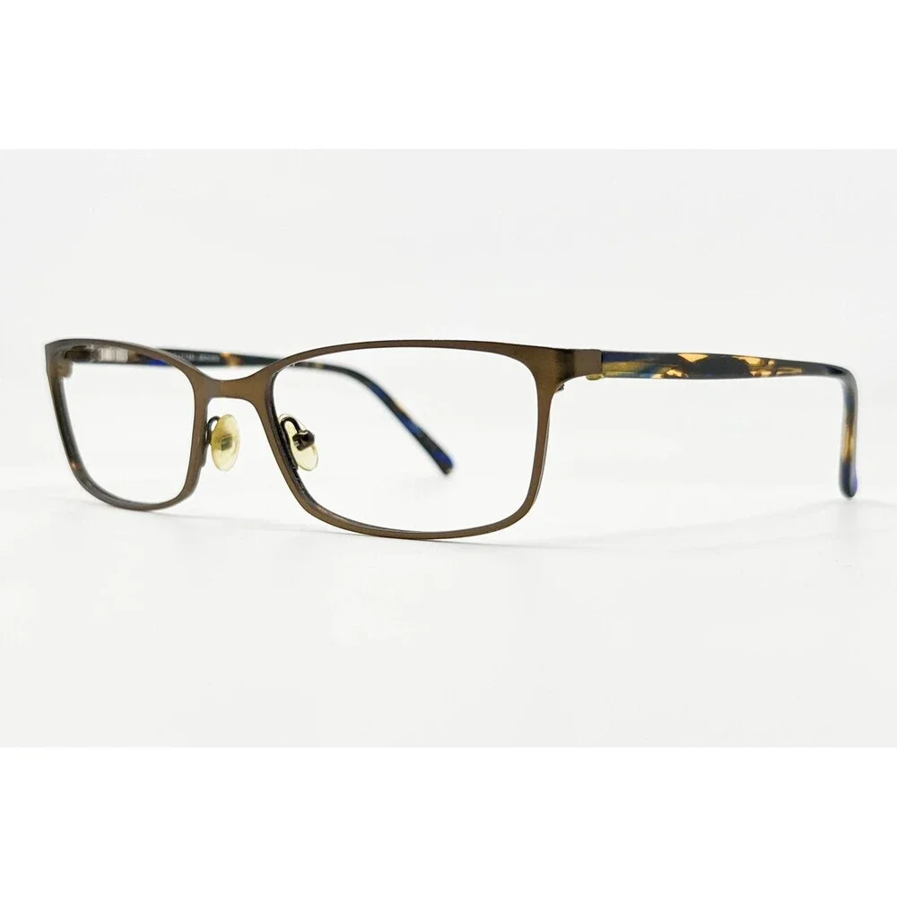 Blue Elephant Eyeglasses Women Brown Tortoise Rectangle 54-17-135